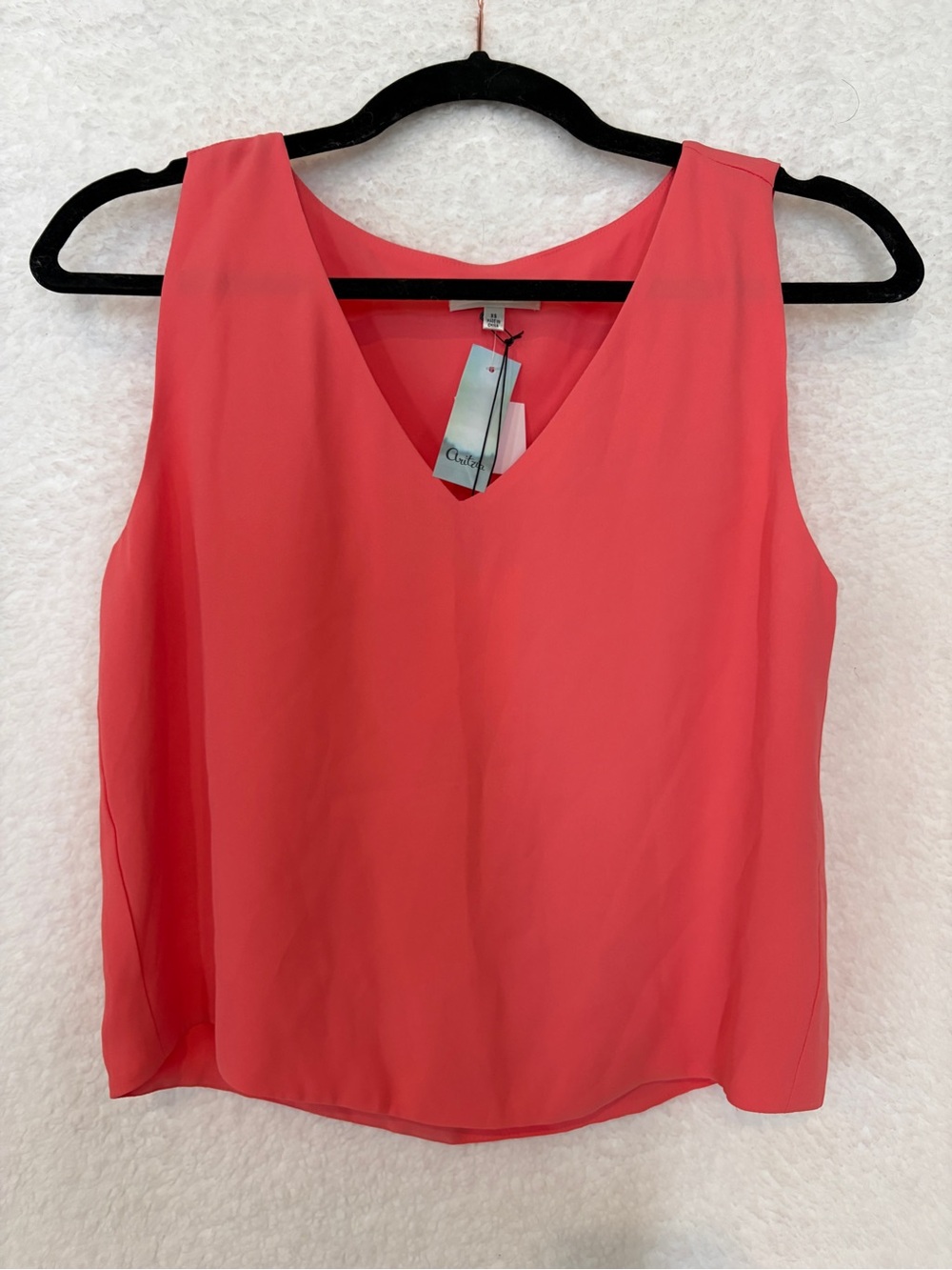Babaton Sleeveless V-Neck Camisole in Coral